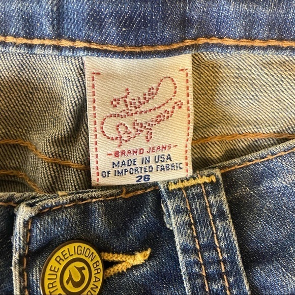 True Religion Straight Leg Ankle Jeans Size 26‎ - Picture 5 of 6